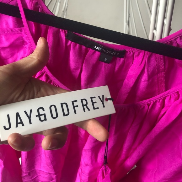 NEW** 100% Silk Jaygodfrey blouse - Picture 6 of 9